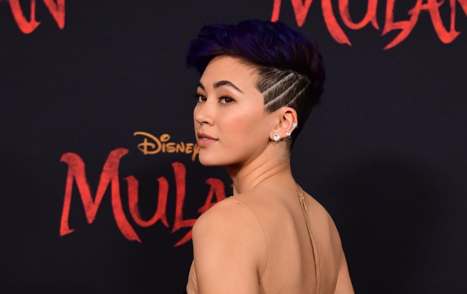 British actress Jessica Henwick attends the world premiere of Disney's "Mulan" at the Dolby Theatre in Hollywood on March 9, 2020. (Photo by Frederic J. BROWN / AFP) (Photo by FREDERIC J. BROWN/AFP via Getty Images)