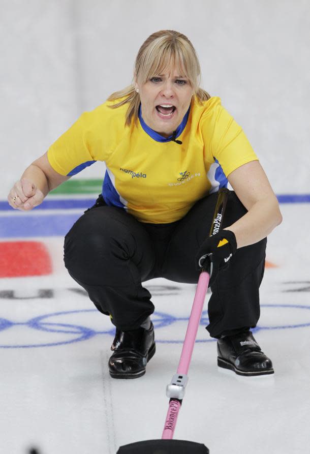 Sweden's Eva Lund during the Vancouver 2010 Olympics (The Canadian Press)