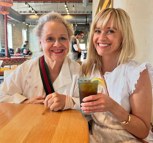 <p>Reese Witherspoon/Instagram</p> Reese Witherspoon and her mom Betty