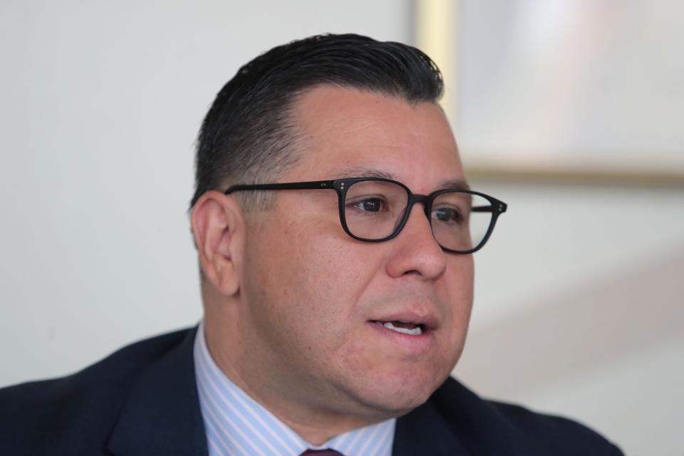 Assemblymember Eduardo Garcia, D-Coachella, seen at a Desert Sun editorial board on Thursday, September 20, 2018, in Palm Springs.