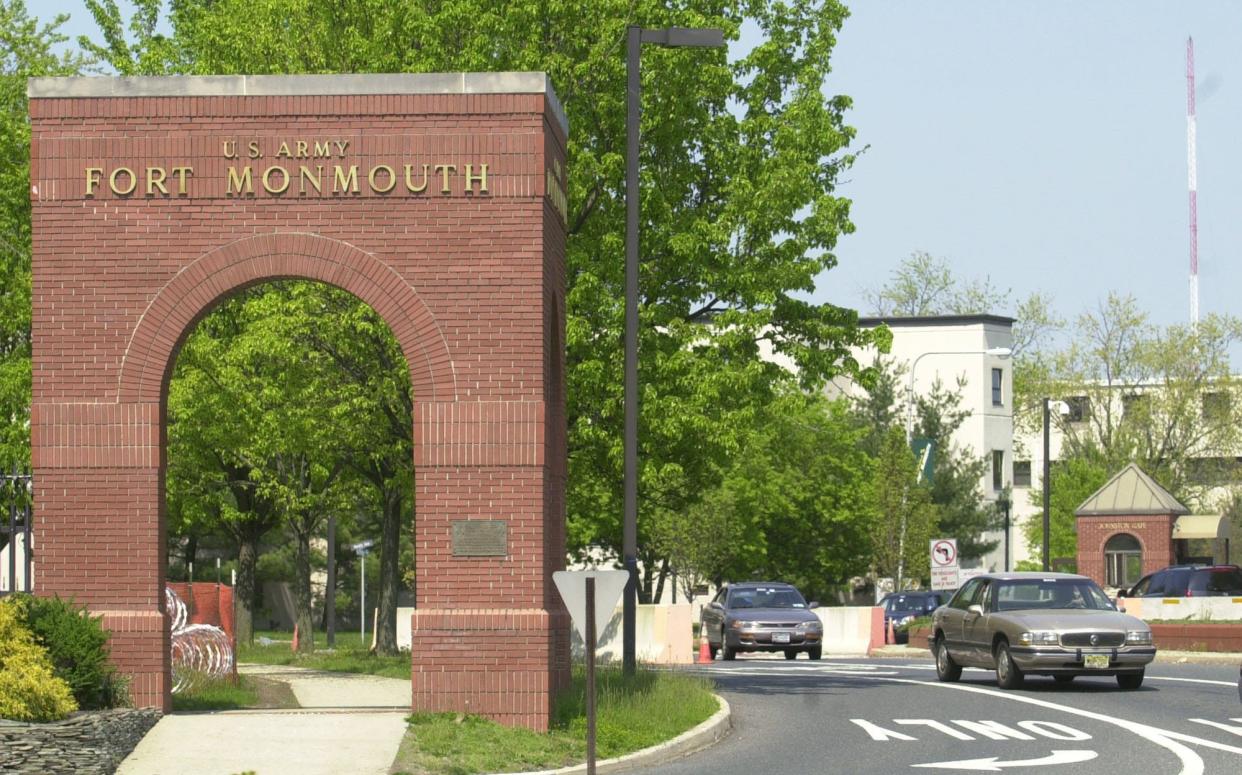 The main gate at the former Fort Monmouth.