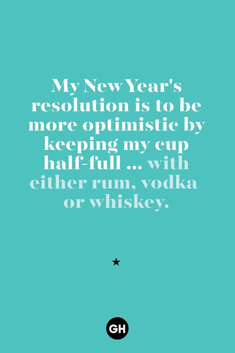 best new years quotes cup half full