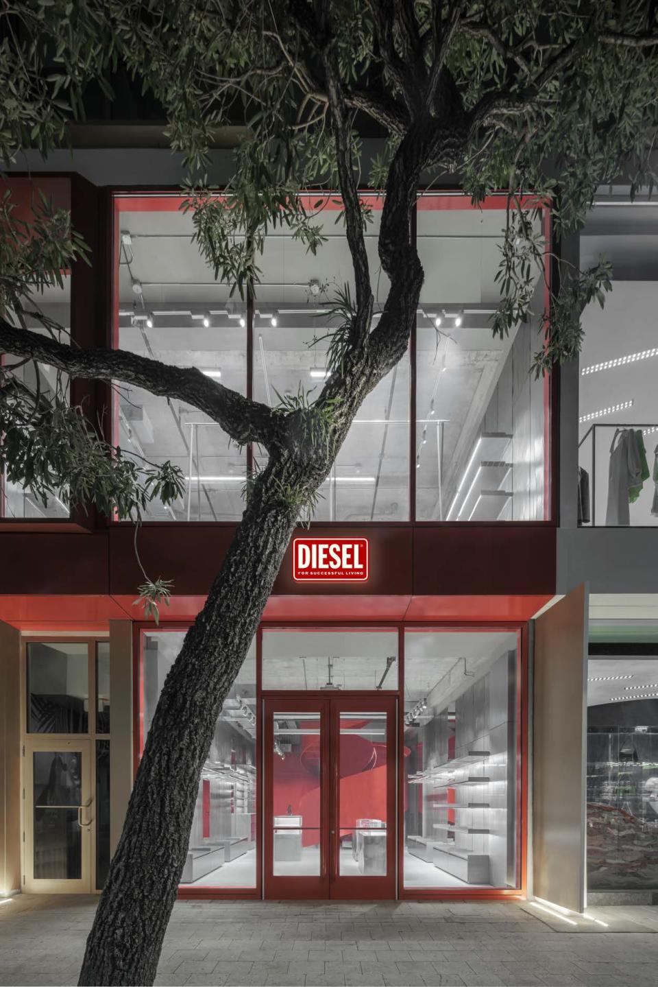 The Diesel store in Miami.