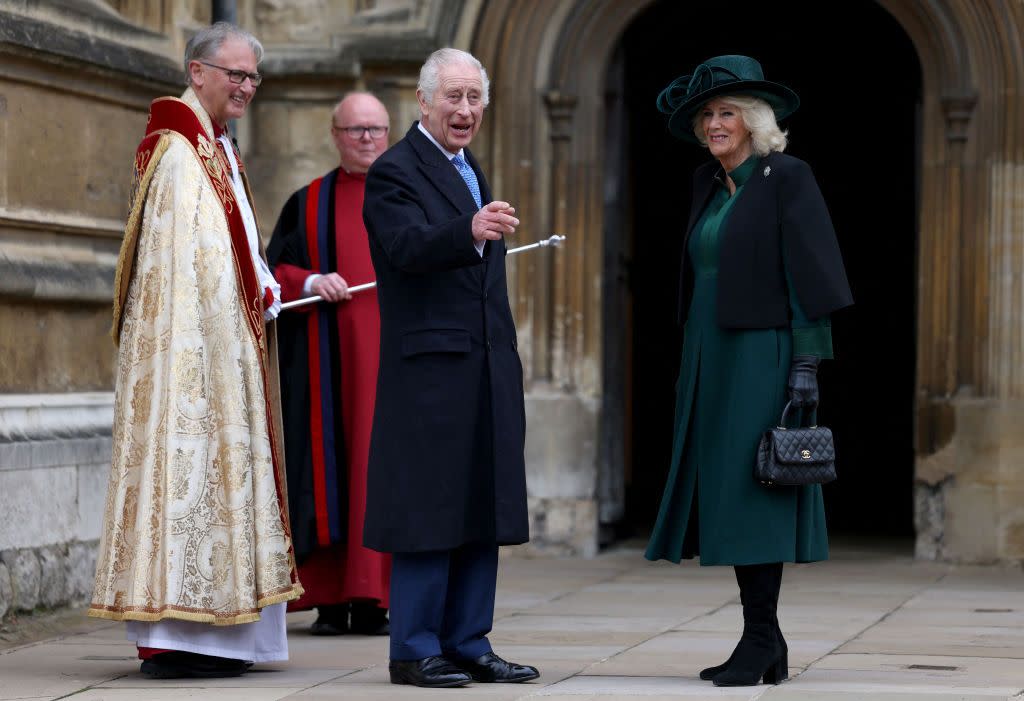 the royal family attend the 2024 easter mattins service