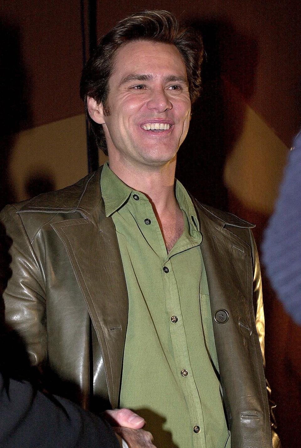 closeup of jim carrey