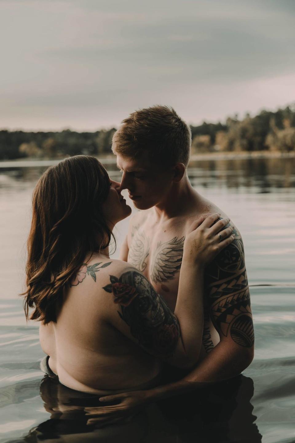 Couple’s viral boudoir shoot proves body positivity is beautiful