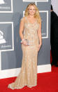 LOS ANGELES, CA - FEBRUARY 12: Singer Miranda Lambert arrives at the 54th Annual GRAMMY Awards held at Staples Center on February 12, 2012 in Los Angeles, California. (Photo by Jason Merritt/Getty Images)