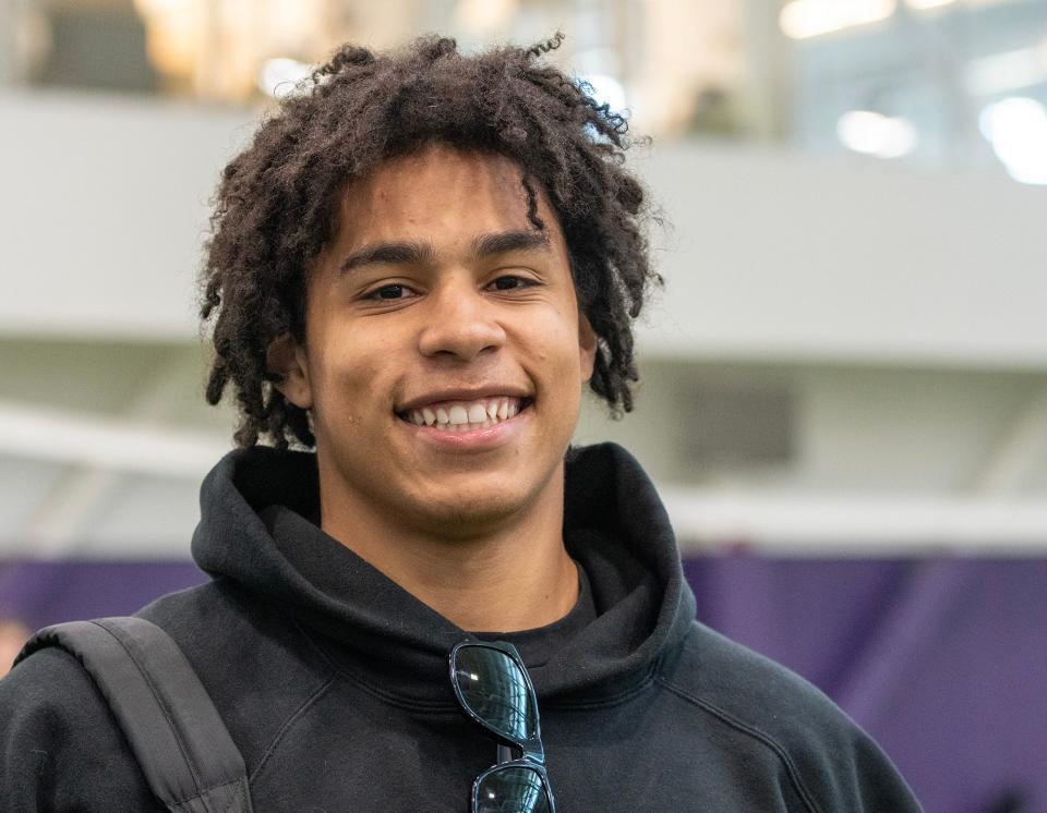 Former Crusaders wide receiver Jalen Coker participated Thursday in Pro Day at Holy Cross.