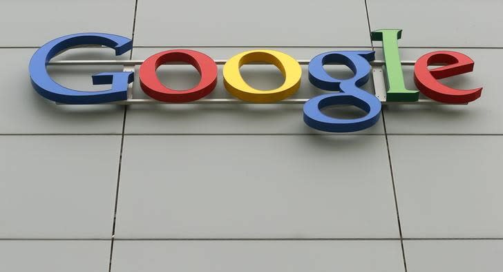 A logo is pictured at Google's European Engineering Center in Zurich April16, 2015. REUTERS/Arnd Wiegmann