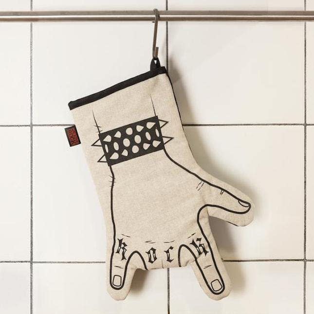 We Love Rock Design Rock 'N' Roll Kitchen Glove