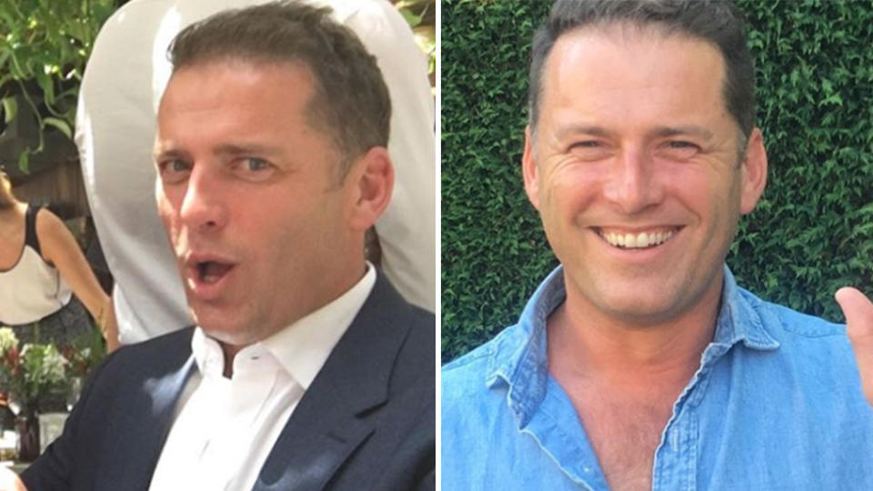 Two photos of Karl Stefanovic.