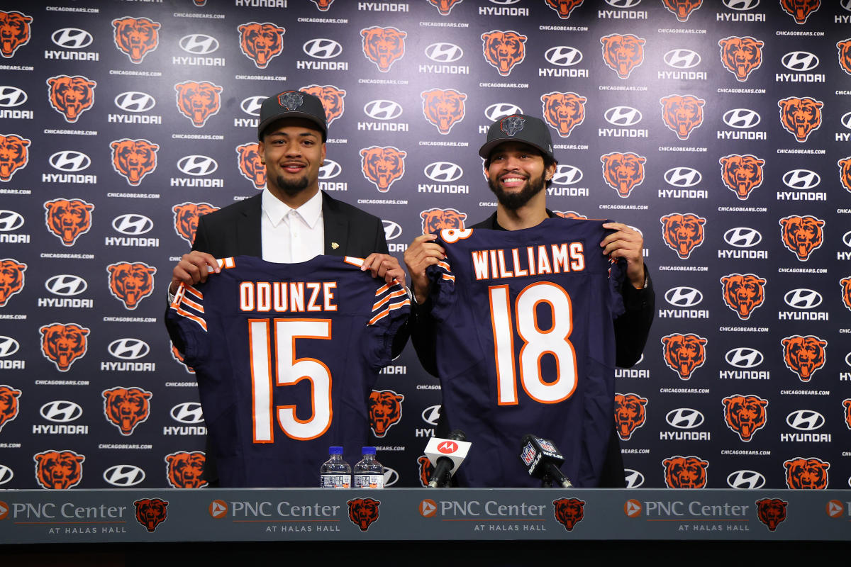 Here’s where the Chicago Bears’ cap space stands after signing Caleb Williams, Rome Odunze