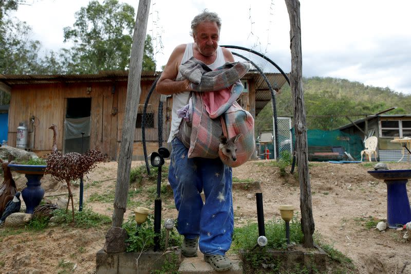 The Wider Image: At home with couple who saved baby kangaroos from the fires