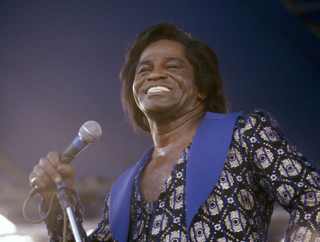 <p>David Redfern/Redferns</p> James Brown in New Orleans, Louisiana in April 1988