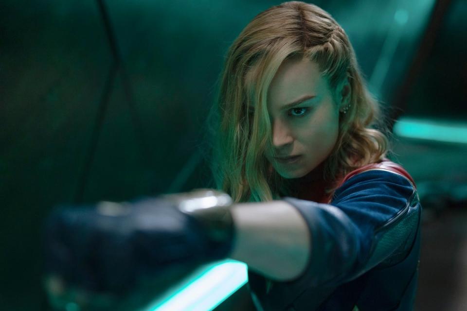 Larson reprises her role of Captain Marvel in ‘The Marvels’ (Marvel)