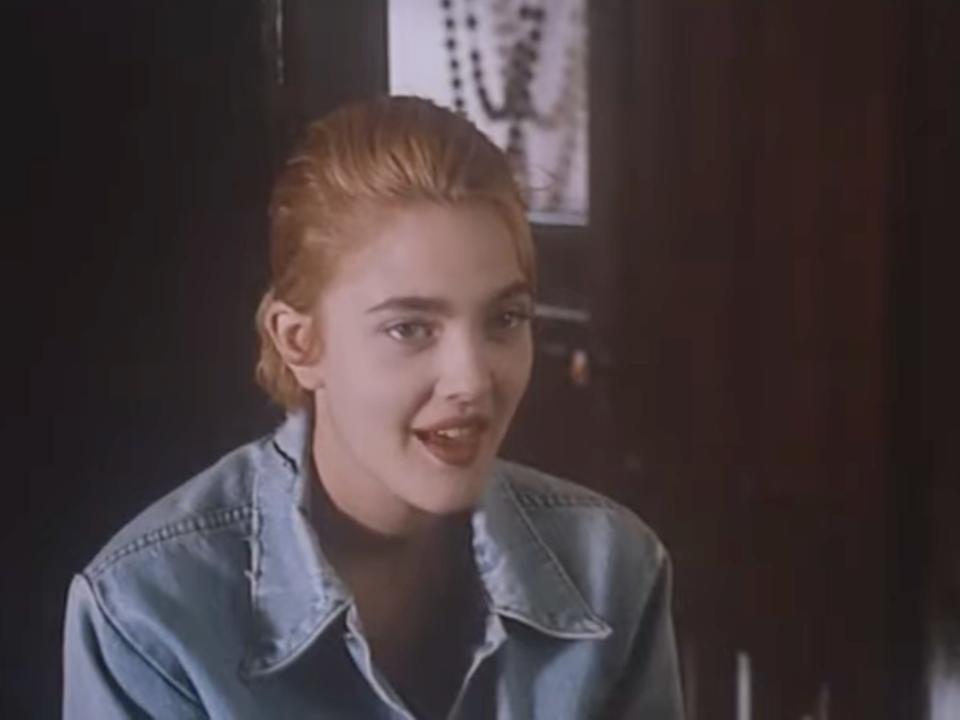 Drew Barrymore in "Gun Crazy" (1992).