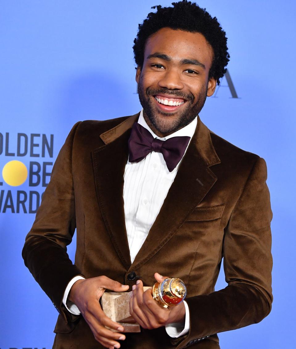 Donald Glover is nothing short of entertaining. Over the last year, the actor released his third studio album, "<a href="https://play.spotify.com/album/4xnq1L6P551Qcb9gBXNMK7?play=true&amp;utm_source=open.spotify.com&amp;utm_medium=open" target="_blank">Awaken, My Love!</a>" and created and starred in FX&rsquo;s hit series, &ldquo;<a href="https://play.spotify.com/album/4xnq1L6P551Qcb9gBXNMK7?play=true&amp;utm_source=open.spotify.com&amp;utm_medium=open" target="_blank">Atlanta</a>.&rdquo; Last month, the hit series earned Glover a <a href="http://www.usatoday.com/story/life/entertainthis/2017/01/09/donald-glover-won-golden-globes-gucci-suit-migos-shoutout-childish-gambino/96332454/" target="_blank">Golden Globe award</a> for Best Actor in a Musical or Comedy TV Series.<br /><br />As if that wasn&rsquo;t enough, Glover is also set to portray the<a href="http://www.starwars.com/news/donald-glover-cast-as-young-lando-calrissian-in-upcoming-han-solo-star-wars-stand-alone-film" target="_blank"> role of Lando Calrissian</a> in the upcoming &ldquo;Star Wars&rdquo; spinoff, as well as Simba in the forthcoming<a href="http://www.huffingtonpost.com/entry/lion-king-remake-donald-glover_us_58a84c98e4b045cd34c21025?section=us_black-voices" target="_blank"> live-action version </a>of &ldquo;The Lion King.&rdquo;