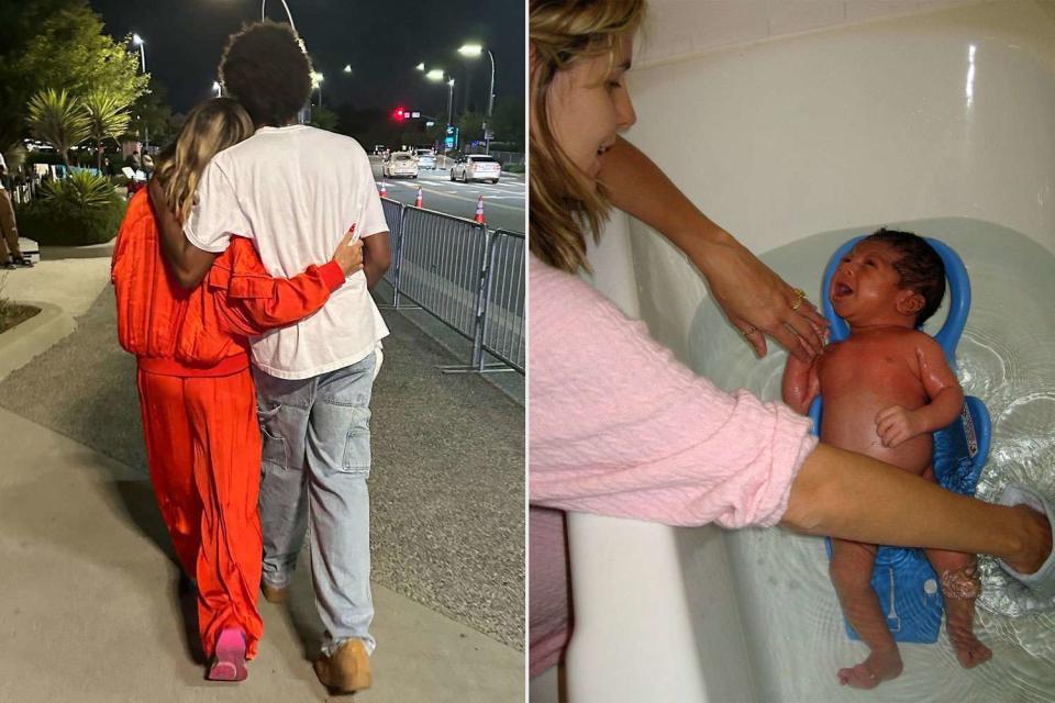 <p>Heidi Klum/Instagram</p> Heidi Klum and Henry present day (L), Heidi Klum and infant Henry (R)