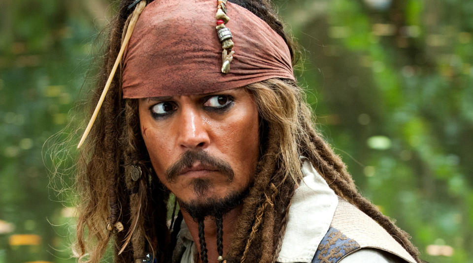 Johnny Depp as Jack Sparrow in “Pirates of the Caribbean” - Credit: Disney