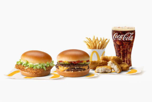 <p>McDonald's</p> McDonald's $5 meal will be available through December. The chain is also adding several deals in the fall.