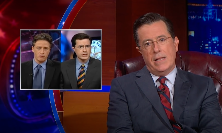 Screenshot from "The Colbert Report"