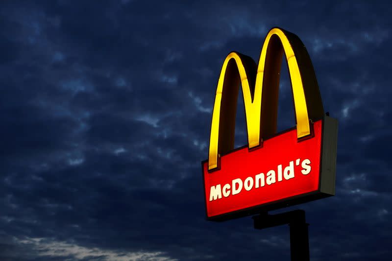 FILE PHOTO: A McDonald's restaurant is pictured in Encinitas, California