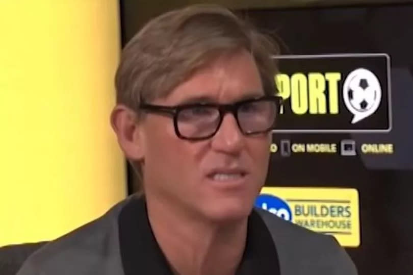 Simon Jordan, working as a pundit for talkSPORT