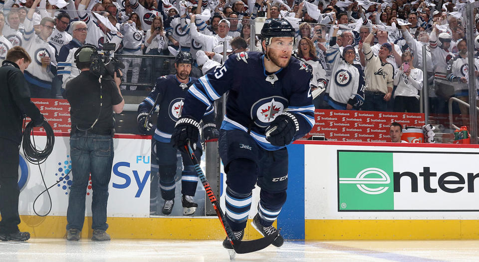 Paul Stastny has been a revelation for the Jets since being acquired from the Blues. (Photo by Jonathan Kozub/NHLI via Getty Images)