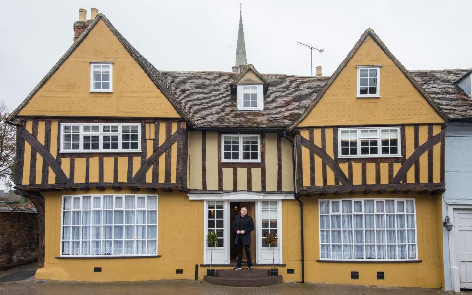 Damian Murray at one of his properties in Saffron Walden, Essex - Tony Buckingham