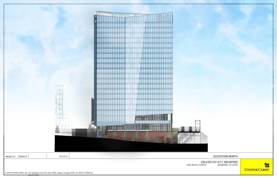 The Grand Hyatt plans are the latest for the One Beale development. The 360-plus-key hotel will face the Mississippi River and include fitness and spa amenities, a fine-dining restaurant, a rooftop pool and other outdoor amenities.