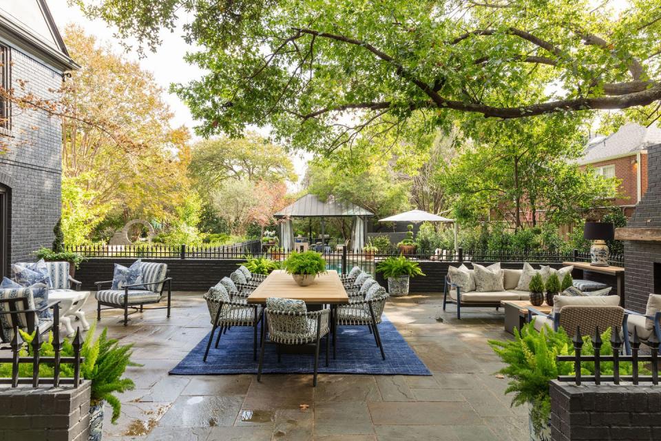 kips bay decorator show house dallas 2023 todd events terrace pool patio