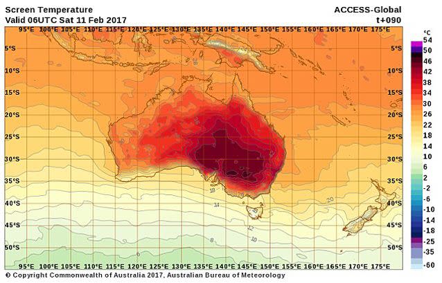 'Hell on Earth': Another heatwave is washing across Australia, hopefully the last of the summer. Source: BOM