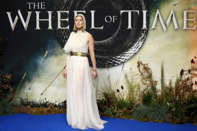 FILE PHOTO: World premiere of Amazon series "The Wheel of Time", in London