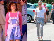 <b>TAI FRAISER: HILARY DUFF</b><br> Post-makeover, Tai was emboldened to try new and unusual styles, like the overalls-and-headband look she wore to the club. A newly blue-haired Hilary also likes to take similar risks.