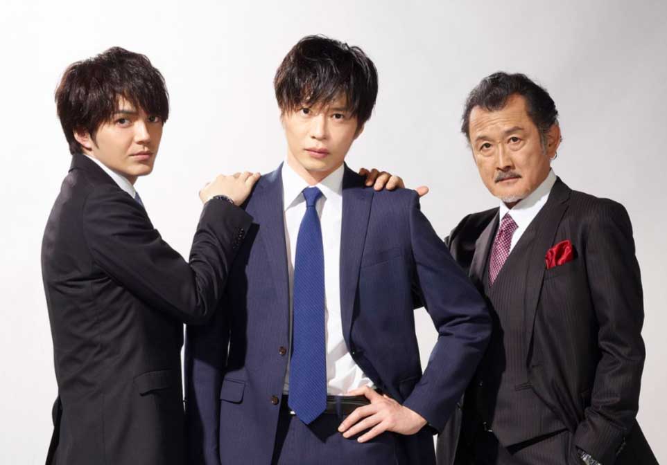 (From left) Characters Ryota Maki, Soichi Haruta and Musashi Kurosawa in Japanese drama “Ossan’s Love”. (PHOTO: Ossan’s Love/Twitter)