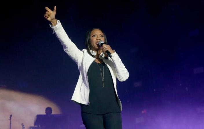 MC Lyte, the first female rapper to have a gold-certified single and the first female rapper to earn a Grammy Award nomination, will be honored as a hip-hop pioneer at the Recording Industry Association of America’s event this month. (Photo by Bennett Raglin/Getty Images for Essence)