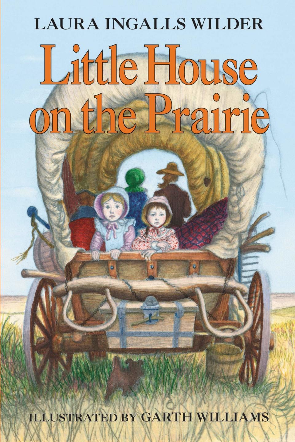 The cover of "The Little House On The Prairie" by Laura Ingalls Wilder.