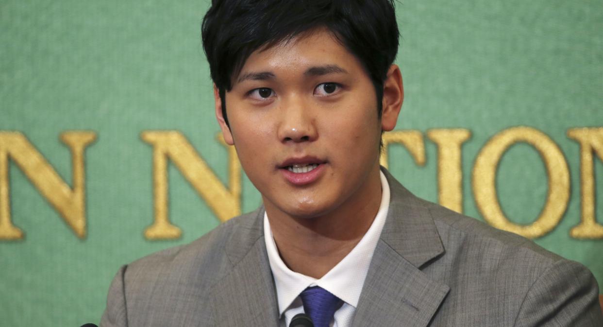 The New York Daily News takes aim at Shohei Ohtani after he turns down Yankees. (AP)