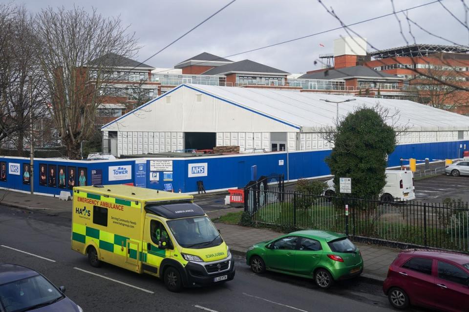 St George’s Hospital in Tooting (PA)