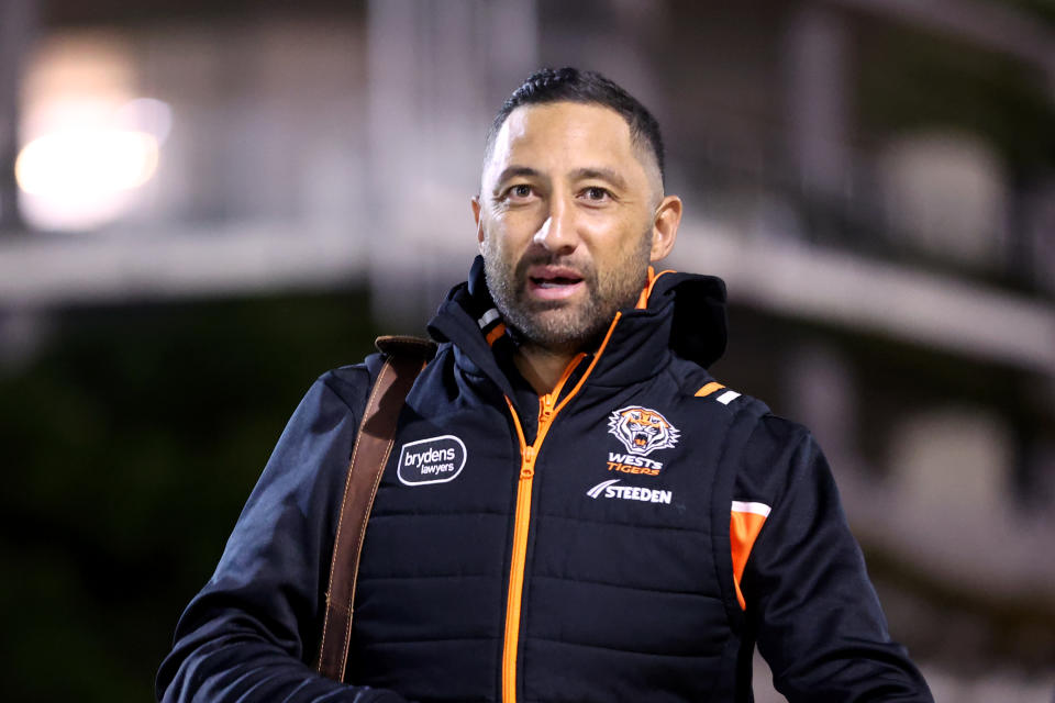 Benji Marshall walks to the game.