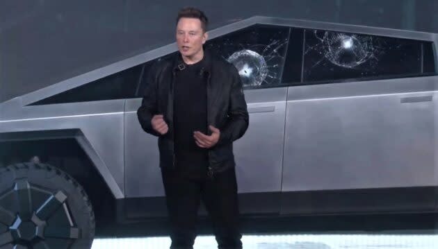 Elon Musk and Cybertruck