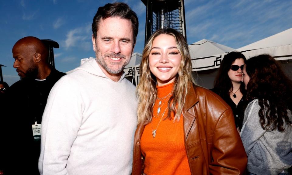 Charles Esten and Madelyn Cline on Netflix's Outer Banks