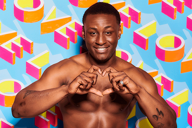 Axed contestant Sherif Lanre accused the show of ‘unconscious racism’ after he was kicked out for accidentally kicking a female contestant in the crotch. Photo: Love Island/ITV
