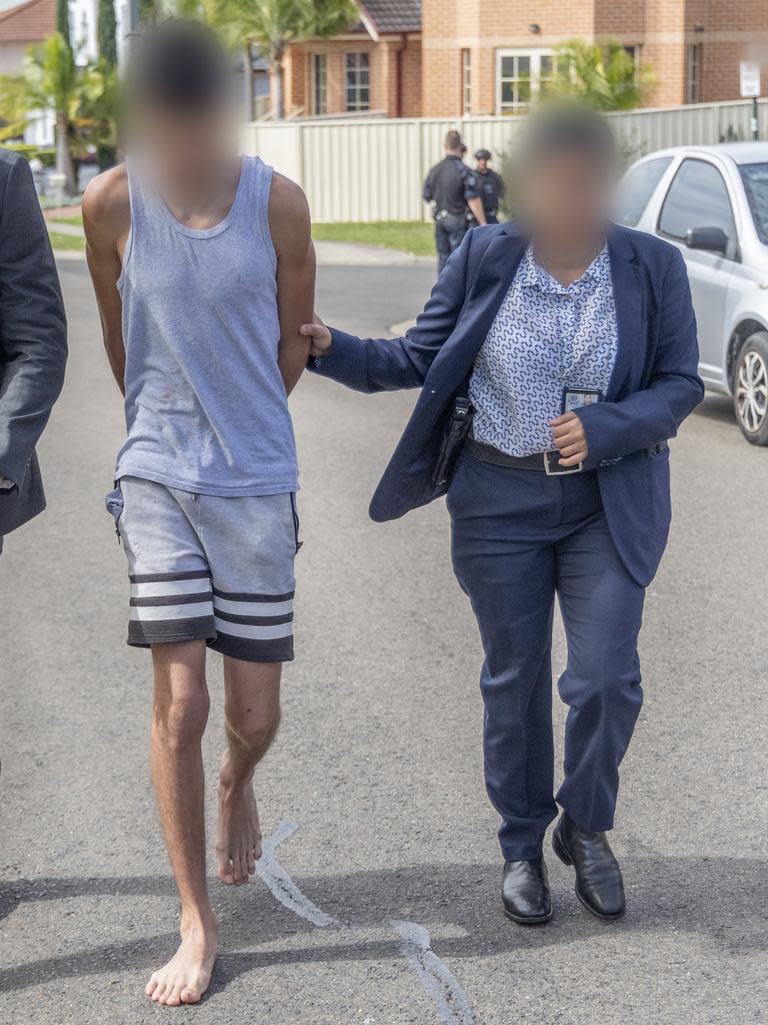 Seven people have been arrested after police carried out 13 search warrants. Picture: NSW Police