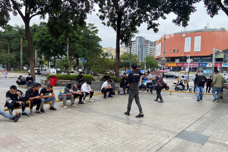 Shenzhen's main factory recruitment hub in Longhua district