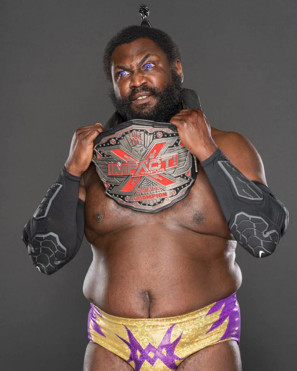 Impact Wrestling’s new X-Division champ Willie Mack.