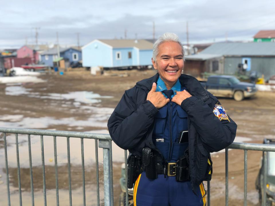 Alaska -Buckland, Alaska - Anne Sears is an Alaska State Trooper based in Kotzebue, Alaska, a remote town in northwest Alaska. Sears works with four other troopers in the Kotzebue hub, servicing nine surrounding Native Alaska villages. They cover an area roughly the size of Ohio. [Via MerlinFTP Drop]