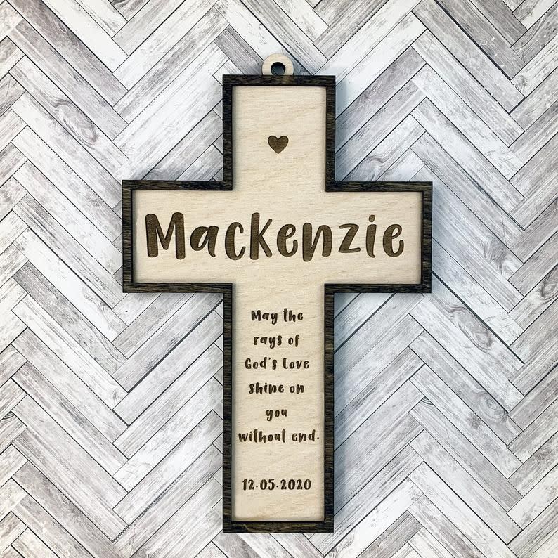 Personalized Wooden Cross