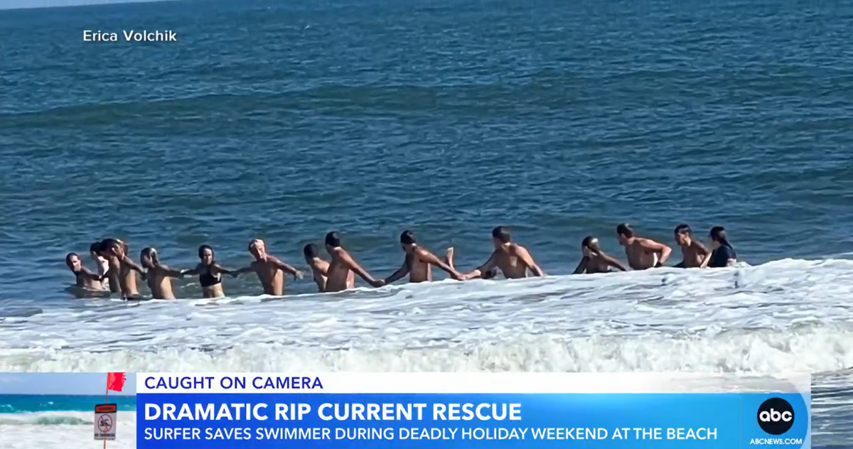 Three people died in the rip currents over Labour Day weekend (Erika Volchik/ABC)