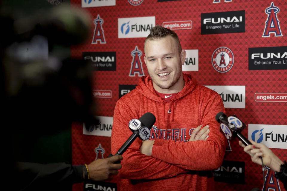 Mike Trout will consider offers from Angels, but only during offseason.